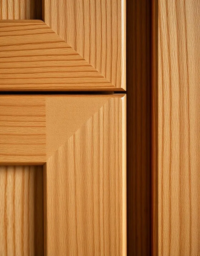 Detailed craftsmanship on kitchen cabinets